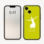 כיסוי בעיצוב אישי עם השם שלך לדגם - Apple iPhone 16 בעיצוב בלרינה