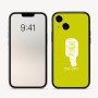 כיסוי בעיצוב אישי עם השם שלך לדגם - Apple iPhone 16 בעיצוב מיקרופון