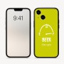 כיסוי בעיצוב אישי עם השם שלך לדגם - Apple iPhone 16 בעיצוב מיכל של בירה