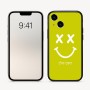 כיסוי בעיצוב אישי עם השם שלך לדגם - Apple iPhone 16 בעיצוב סמיילי