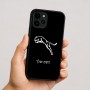 כיסוי בעיצוב אישי עם השם שלך לדגם - Apple iPhone 16 בעיצוב פומה