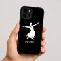 כיסוי בעיצוב אישי עם השם שלך לדגם - Apple iPhone 16 בעיצוב בלרינה