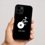 כיסוי בעיצוב אישי עם השם שלך לדגם - Apple iPhone 16 בעיצוב תקליטור - אזור מוזיקה