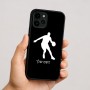 כיסוי בעיצוב אישי עם השם שלך לדגם - Apple iPhone 16 בעיצוב שחקן כדורסל