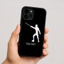 כיסוי בעיצוב אישי עם השם שלך לדגם - Apple iPhone 16 בעיצוב לוחם סייף