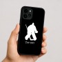 כיסוי בעיצוב אישי עם השם שלך לדגם - Apple iPhone 16 בעיצוב הוקי שוערים
