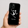 כיסוי בעיצוב אישי עם השם שלך לדגם - Apple iPhone 16 בעיצוב סקי אולימפי
