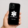 כיסוי בעיצוב אישי עם השם שלך לדגם - Apple iPhone 16 בעיצוב חובש