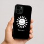 כיסוי בעיצוב אישי עם השם שלך לדגם - Apple iPhone 16 בעיצוב שמש