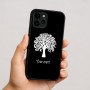 כיסוי בעיצוב אישי עם השם שלך לדגם - Apple iPhone 16 בעיצוב עץ