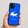 כיסוי בעיצוב אישי עם השם שלך לדגם - Apple iPhone 16 בעיצוב תנין