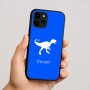 כיסוי בעיצוב אישי עם השם שלך לדגם - Apple iPhone 16 בעיצוב דינוזאור