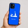כיסוי בעיצוב אישי עם השם שלך לדגם - Apple iPhone 16 בעיצוב ג'ירפה באפריקה