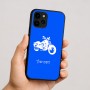 כיסוי בעיצוב אישי עם השם שלך לדגם - Apple iPhone 16 בעיצוב הארלי-דיווידסון