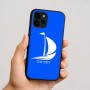 כיסוי בעיצוב אישי עם השם שלך לדגם - Apple iPhone 16 בעיצוב סירה