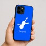 כיסוי בעיצוב אישי עם השם שלך לדגם - Apple iPhone 16 בעיצוב כינור