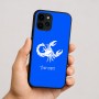 כיסוי בעיצוב אישי עם השם שלך לדגם - Apple iPhone 16 בעיצוב מזלות - עקרב