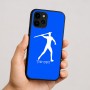 כיסוי בעיצוב אישי עם השם שלך לדגם - Apple iPhone 16 בעיצוב זורק כידון