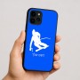 כיסוי בעיצוב אישי עם השם שלך לדגם - Apple iPhone 16 בעיצוב סקי
