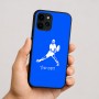 כיסוי בעיצוב אישי עם השם שלך לדגם - Apple iPhone 16 בעיצוב שחקן טניס