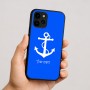 כיסוי בעיצוב אישי עם השם שלך לדגם - Apple iPhone 16 בעיצוב לעגן