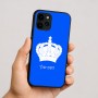 כיסוי בעיצוב אישי עם השם שלך לדגם - Apple iPhone 16 בעיצוב כתר מלכותי