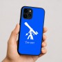 כיסוי בעיצוב אישי עם השם שלך לדגם - Apple iPhone 16 בעיצוב טלסקופ