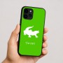 כיסוי בעיצוב אישי עם השם שלך לדגם - Apple iPhone 16 בעיצוב תנין