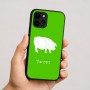 כיסוי בעיצוב אישי עם השם שלך לדגם - Apple iPhone 16 בעיצוב חזיר