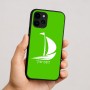 כיסוי בעיצוב אישי עם השם שלך לדגם - Apple iPhone 16 בעיצוב סירה