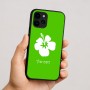 כיסוי בעיצוב אישי עם השם שלך לדגם - Apple iPhone 16 בעיצוב פרח היביסקוס
