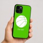 כיסוי בעיצוב אישי עם השם שלך לדגם - Apple iPhone 16 בעיצוב כדורסל