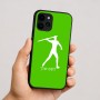 כיסוי בעיצוב אישי עם השם שלך לדגם - Apple iPhone 16 בעיצוב זורק כידון