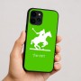כיסוי בעיצוב אישי עם השם שלך לדגם - Apple iPhone 16 בעיצוב שחקן פולו - סוס