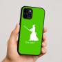 כיסוי בעיצוב אישי עם השם שלך לדגם - Apple iPhone 16 בעיצוב סמוראי