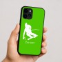 כיסוי בעיצוב אישי עם השם שלך לדגם - Apple iPhone 16 בעיצוב סקי