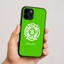 כיסוי בעיצוב אישי עם השם שלך לדגם - Apple iPhone 16 בעיצוב כבאי - תגית