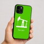 כיסוי בעיצוב אישי עם השם שלך לדגם - Apple iPhone 16 בעיצוב באר נפט