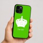 כיסוי בעיצוב אישי עם השם שלך לדגם - Apple iPhone 16 בעיצוב כתר מלכותי