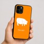 כיסוי בעיצוב אישי עם השם שלך לדגם - Apple iPhone 16 בעיצוב חזיר