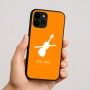 כיסוי בעיצוב אישי עם השם שלך לדגם - Apple iPhone 16 בעיצוב כינור