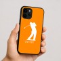 כיסוי בעיצוב אישי עם השם שלך לדגם - Apple iPhone 16 בעיצוב שחקן גולף