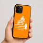 כיסוי בעיצוב אישי עם השם שלך לדגם - Apple iPhone 16 בעיצוב רוכב סוסים