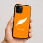כיסוי בעיצוב אישי עם השם שלך לדגם - Apple iPhone 16 בעיצוב נוצת נוצה