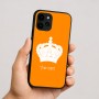 כיסוי בעיצוב אישי עם השם שלך לדגם - Apple iPhone 16 בעיצוב כתר מלכותי