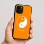 כיסוי בעיצוב אישי עם השם שלך לדגם - Apple iPhone 16 בעיצוב סמל יינג יאנג
