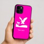 כיסוי בעיצוב אישי עם השם שלך לדגם - Apple iPhone 16 בעיצוב נשר אמריקאי