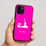 כיסוי בעיצוב אישי עם השם שלך לדגם - Apple iPhone 16 בעיצוב ג'ירפה באפריקה
