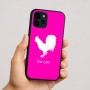 כיסוי בעיצוב אישי עם השם שלך לדגם - Apple iPhone 16 בעיצוב תרנגול