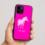 כיסוי בעיצוב אישי עם השם שלך לדגם - Apple iPhone 16 בעיצוב זברה